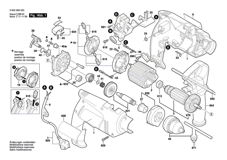 New Genuine Bosch 2600707067 Grommet