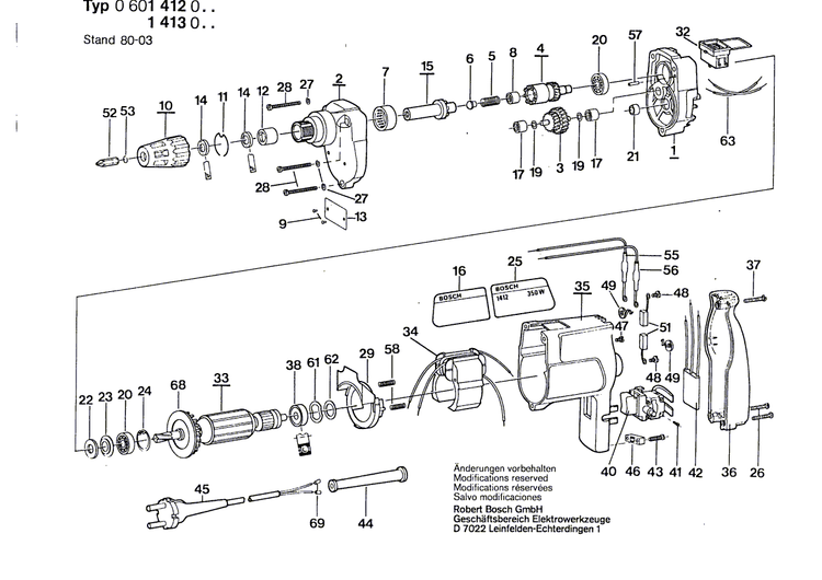 New Genuine Bosch 2600914013 Needle bearing
