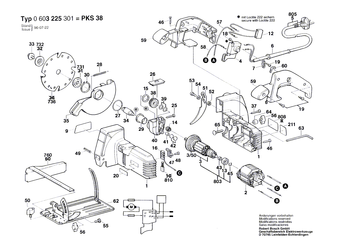 New Genuine Bosch 2600917001 Needle bearing