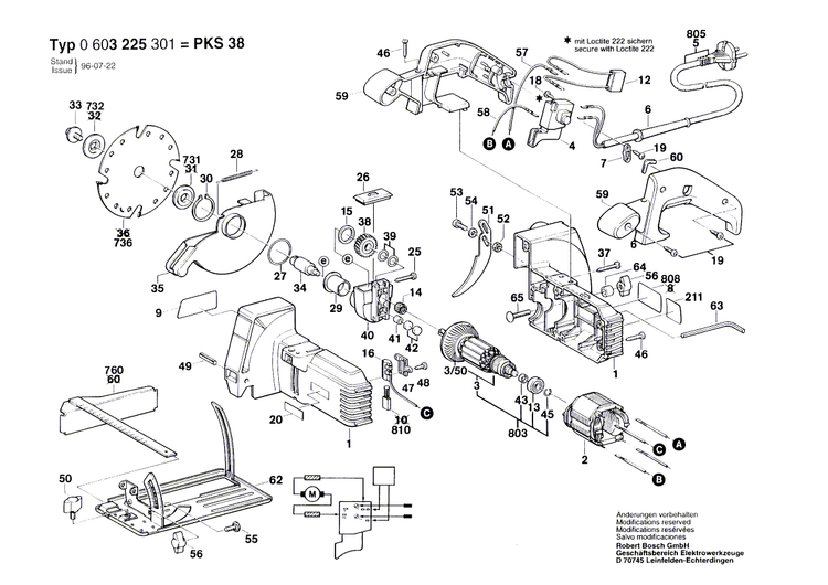 New Genuine Bosch 2600917001 Needle bearing