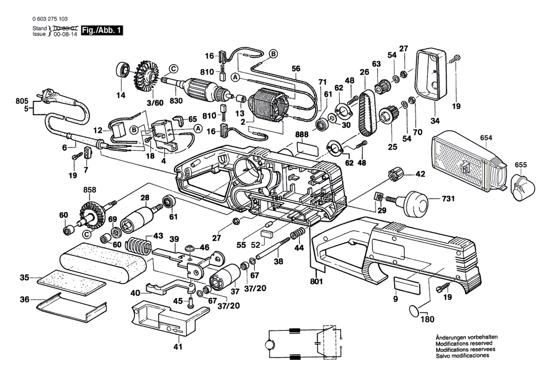 New Genuine Bosch 2601010059 Ceramic Plate