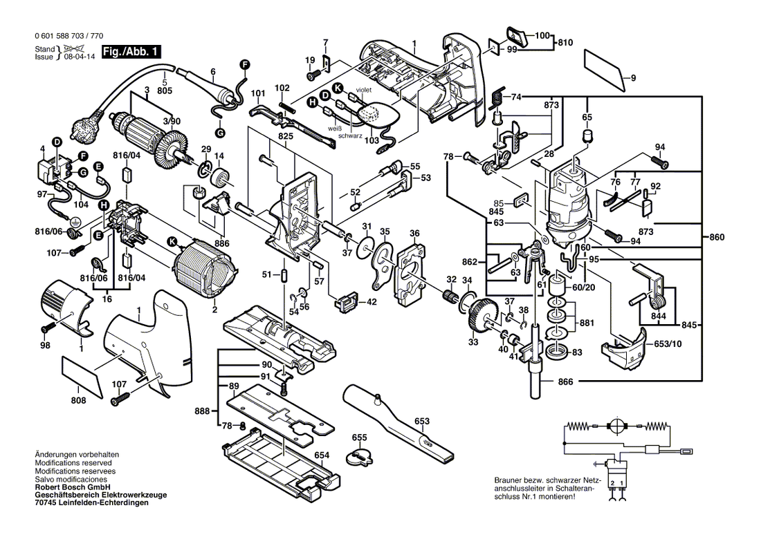 New Genuine Bosch 2601010062 Dust Protection