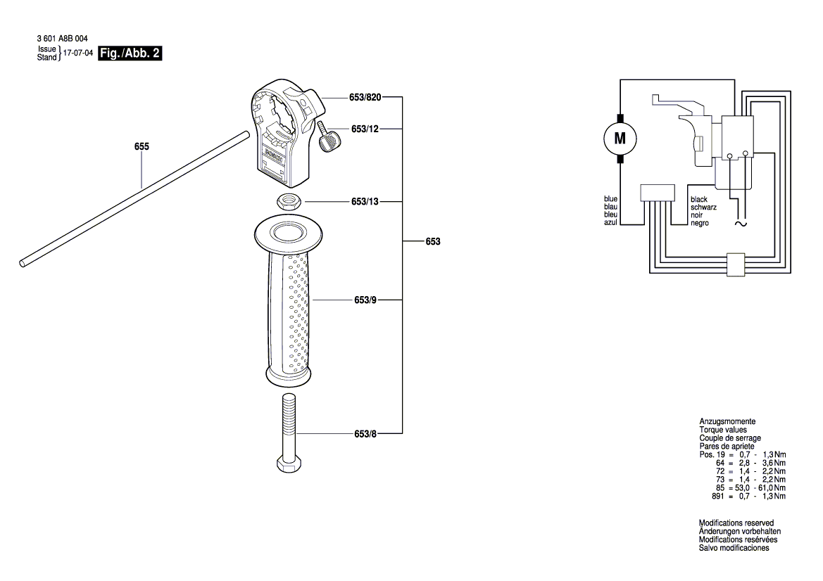 New Genuine Bosch 2601015114 Seal