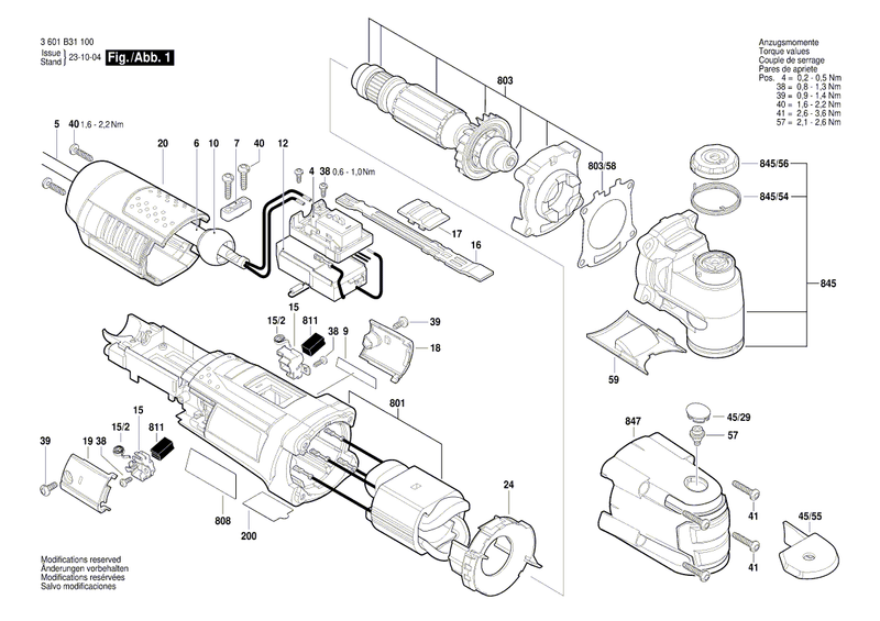 New Genuine Bosch 2601020017 Sealing cap