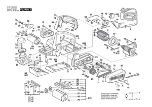 New Genuine Bosch 2601098036 Sheet metal cover