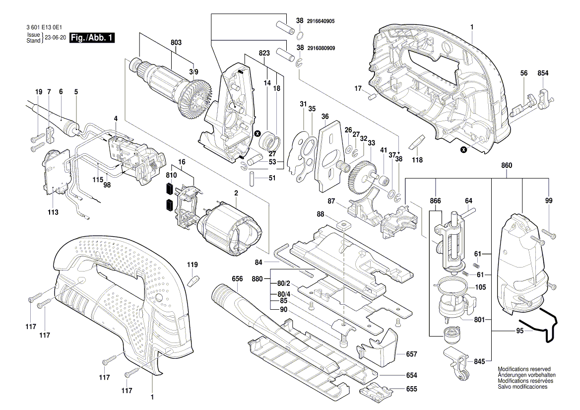 New Genuine Bosch 2601098117 Counterweight