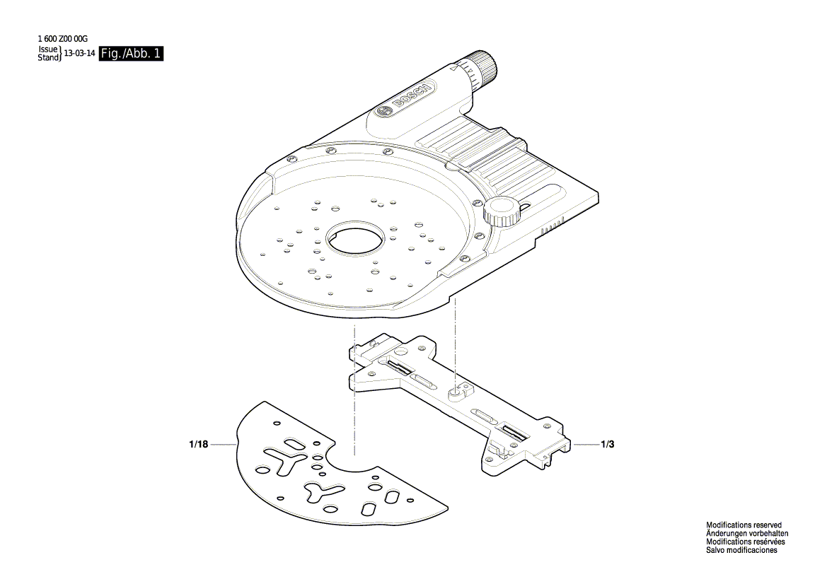 New Genuine Bosch 2601098126 Sliding Piece