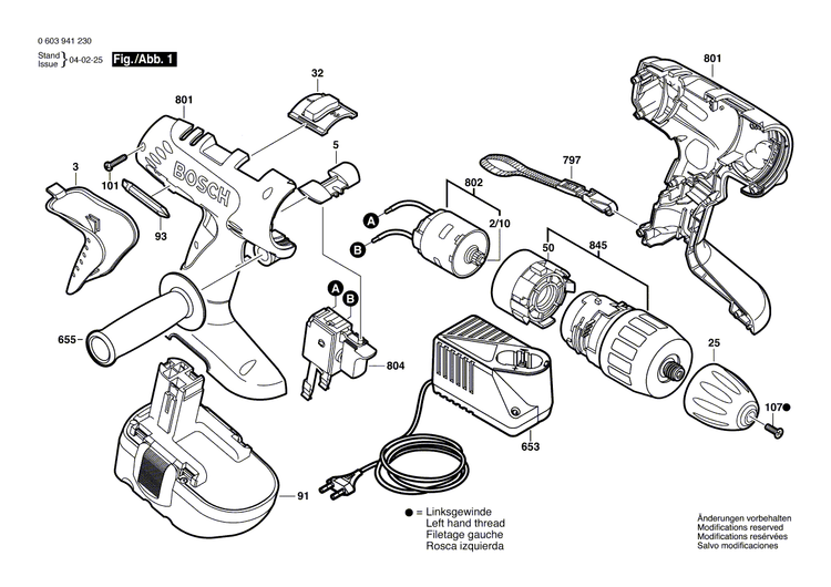 New Genuine Bosch 2601099144 Adjusting Slide