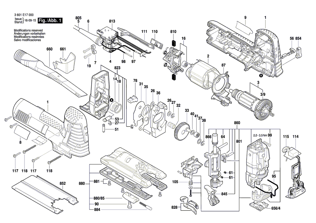 New Genuine Bosch 2601099900 Work Board