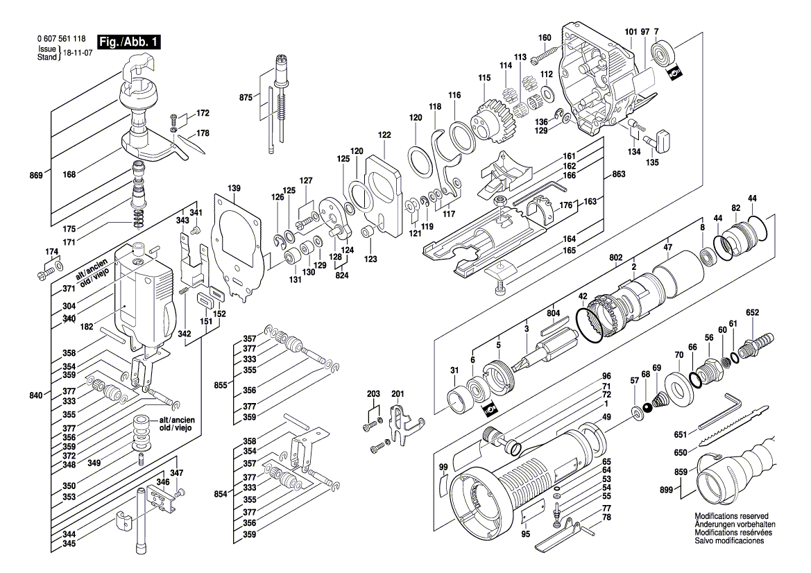 New Genuine Bosch 2601110055 Sticker
