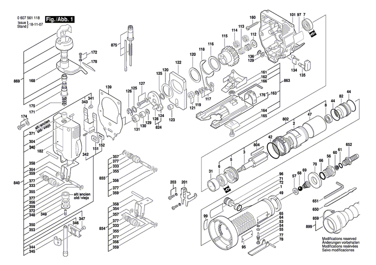 New Genuine Bosch 2601110055 Sticker