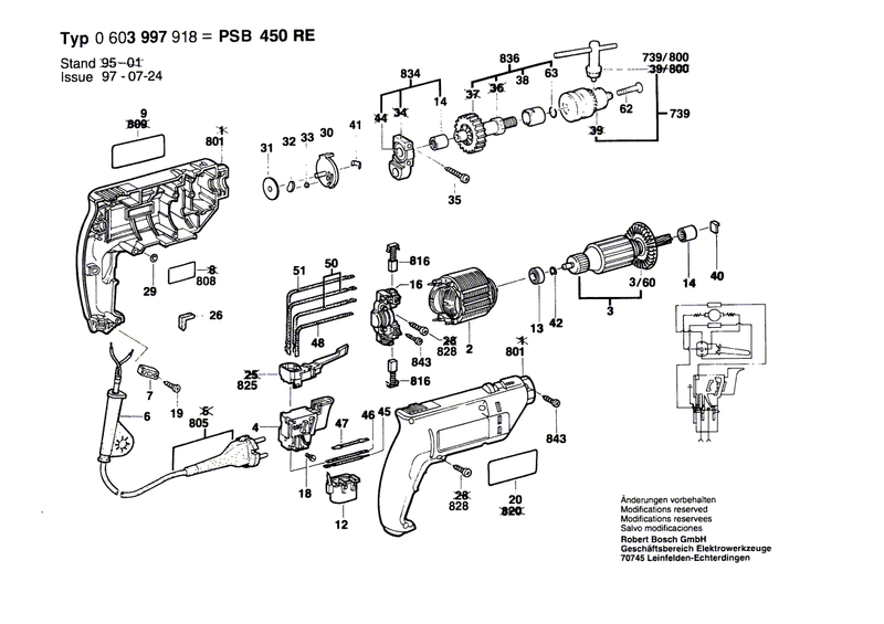 New Genuine Bosch 2601110560 Sticker
