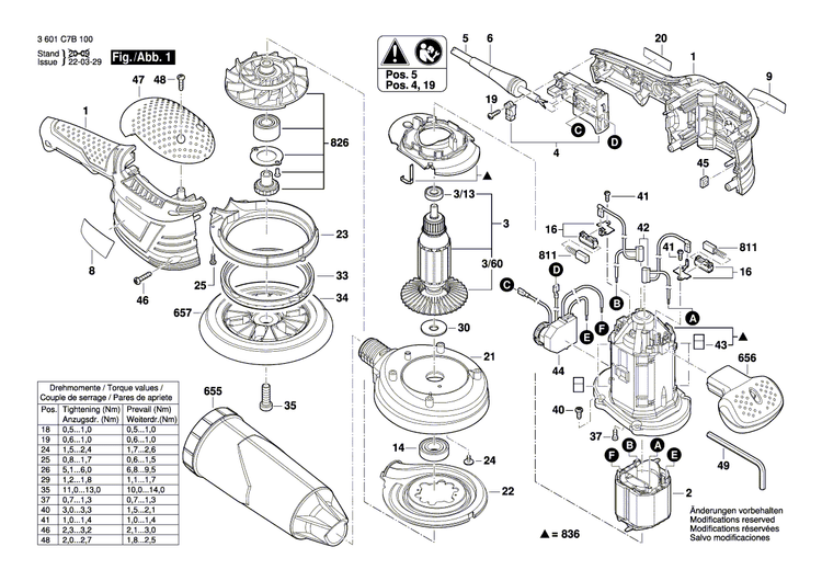New Genuine Bosch 2601111616 Nameplate