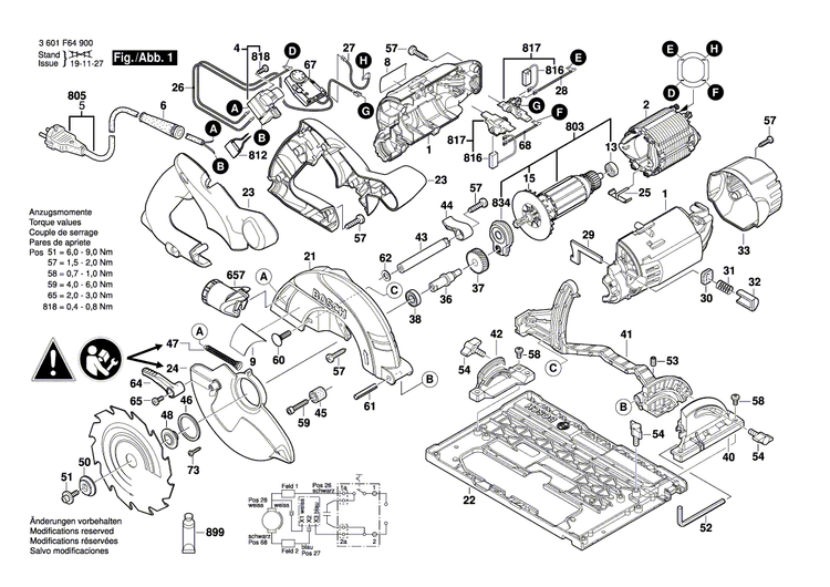 New Genuine Bosch 2601111864 Nameplate