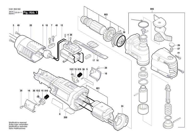 New Genuine Bosch 2601112033 Reference Plate