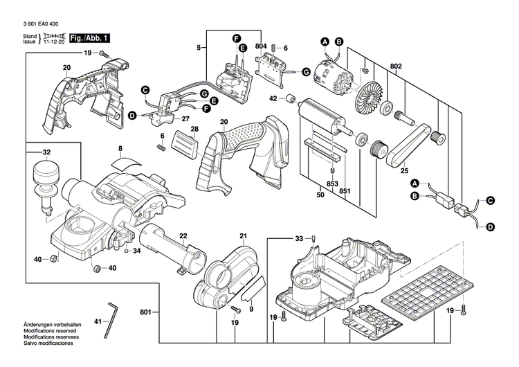 New Genuine Bosch 2601112053 Manufacturer's nameplate