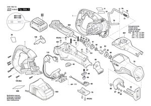 New Genuine Bosch 2601113677 Warning Label