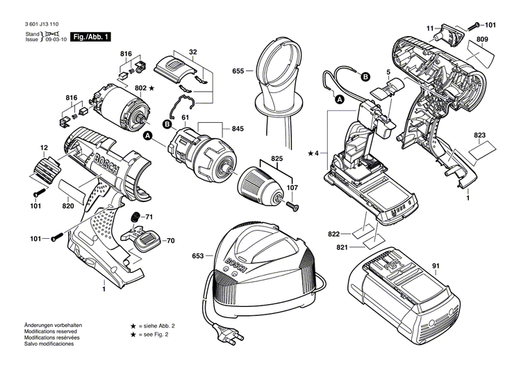 New Genuine Bosch 2601115377 Manufacturer's nameplate