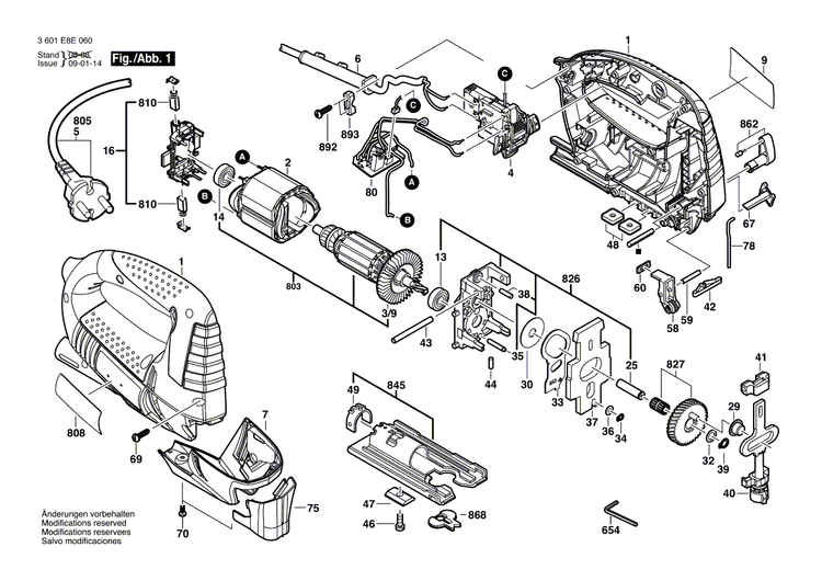 New Genuine Bosch 2601115480 Nameplate