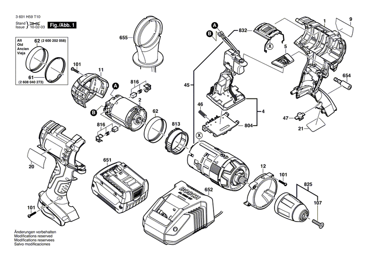 New Genuine Bosch 2601115648 Warning Plate