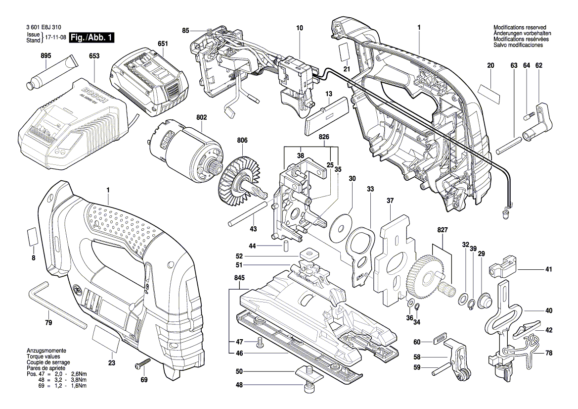 New Genuine Bosch 2601115659 Reference Plate