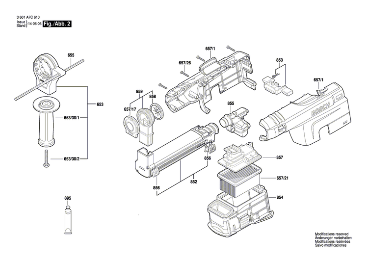 New Genuine Bosch 2601115697 Nameplate