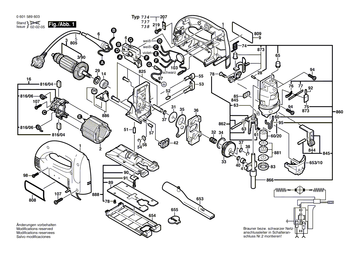 New Genuine Bosch 2601116093 Reference Plate