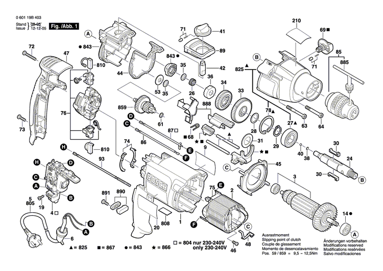 New Genuine Bosch 2601116345 Marking Plate