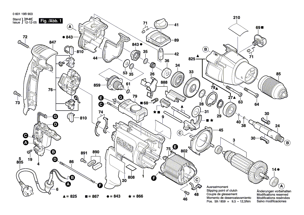 New Genuine Bosch 2601116351 Marking Plate