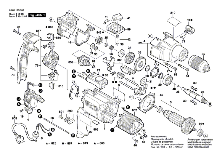 New Genuine Bosch 2601116351 Marking Plate