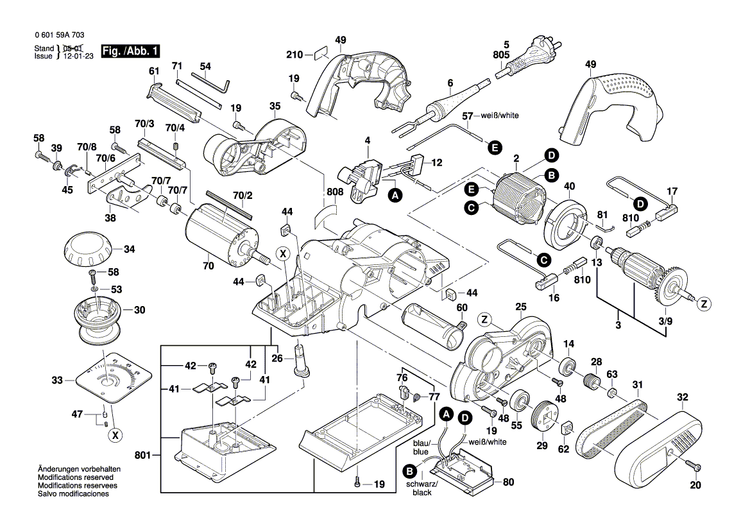New Genuine Bosch 2601116405 Nameplate