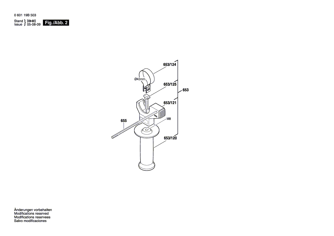 New Genuine Bosch 2601116674 Reference Plate