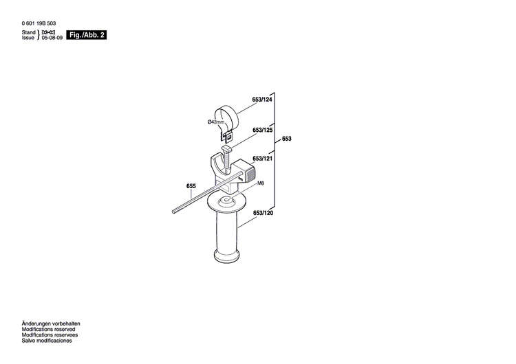 New Genuine Bosch 2601116674 Reference Plate
