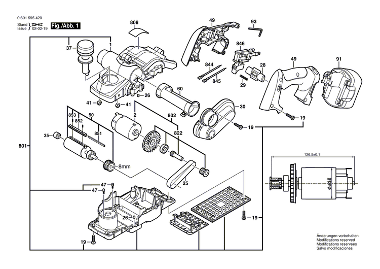 New Genuine Bosch 2601117807 Marking Plate