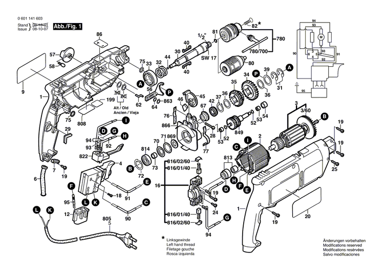 New Genuine Bosch 2601118439 Reference Plate