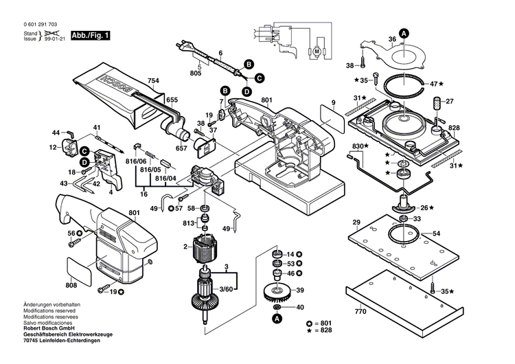 New Genuine Bosch 2601118599 Manufacturer's nameplate