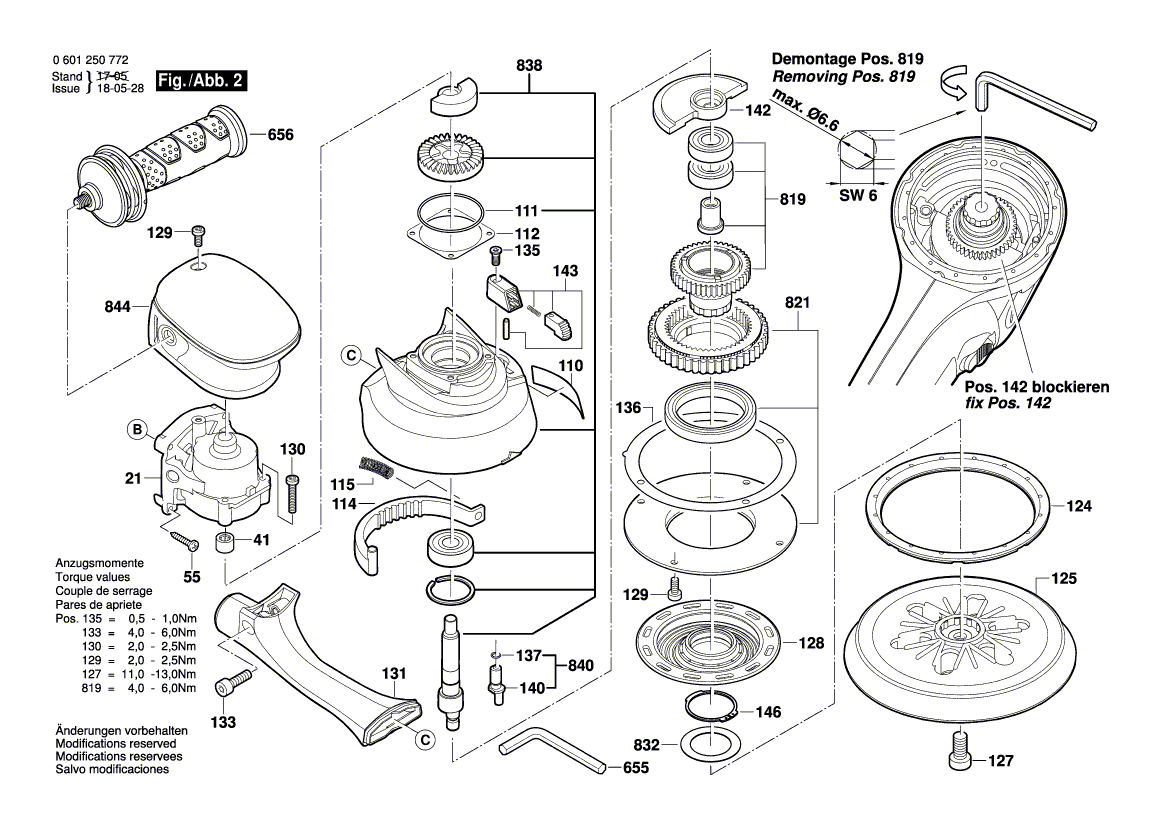New Genuine Bosch 2601119008 Reference Plate