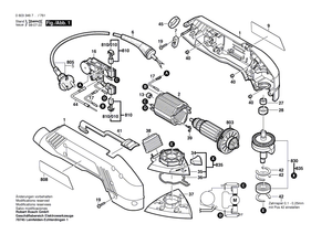 New Genuine Bosch 2601119298 Marking Plate