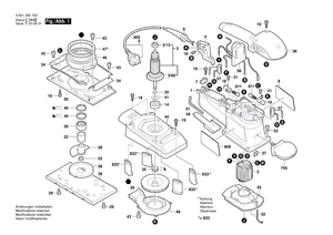 New Genuine Bosch 2601119353 Marking Plate