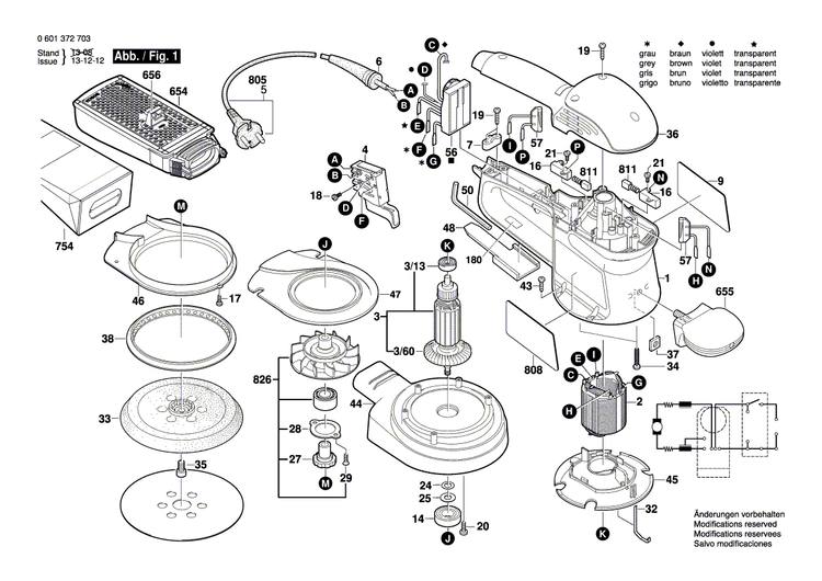 New Genuine Bosch 2601119453 Marking Plate