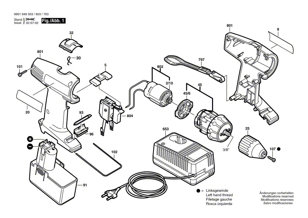 New Genuine Bosch 2601119716 Reference Plate