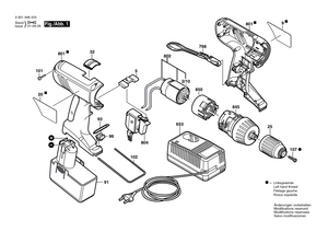 New Genuine Bosch 2601119750 Manufacturer's nameplate