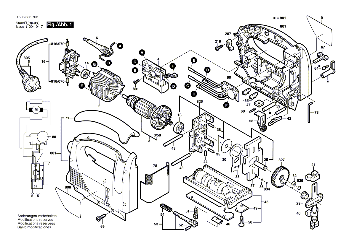 New Genuine Bosch 2601321051 Roller Lever