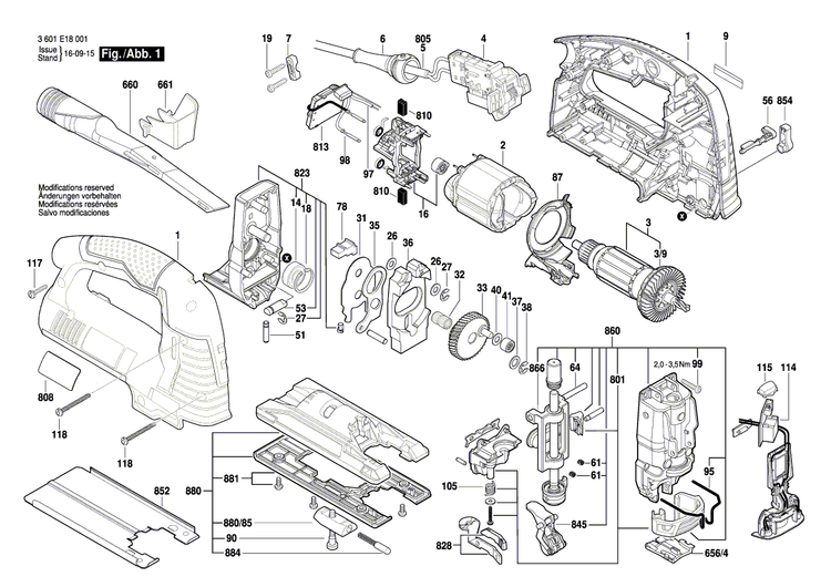 New Genuine Bosch 2601321911 Roller Lever