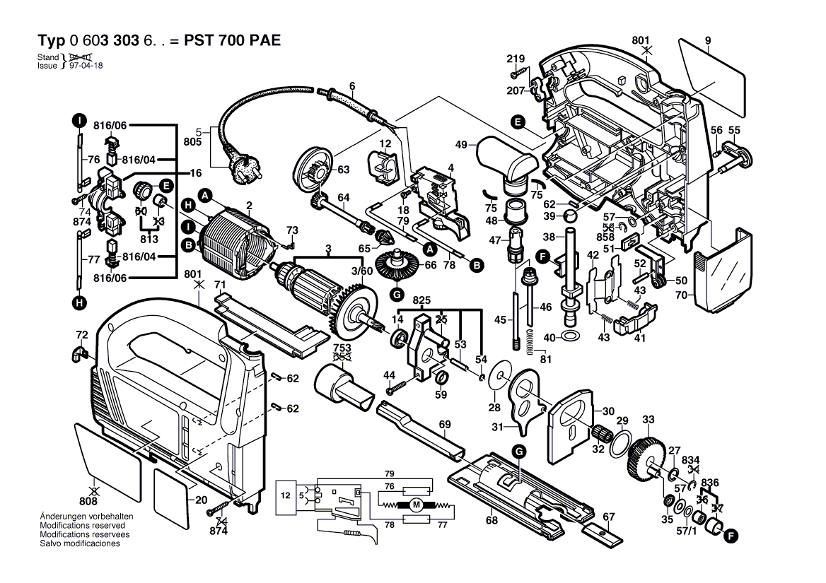 New Genuine Bosch 2601322014 Guide Bracket