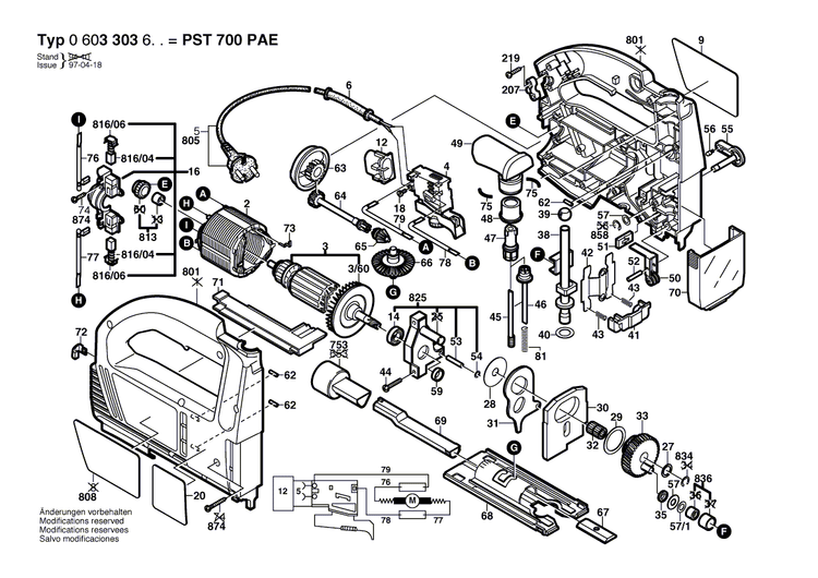 New Genuine Bosch 2601322014 Guide Bracket