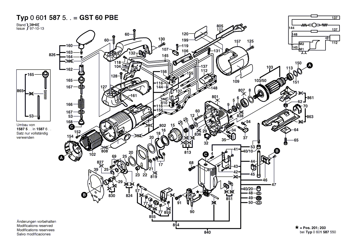 New Genuine Bosch 2601322021 Safety Device