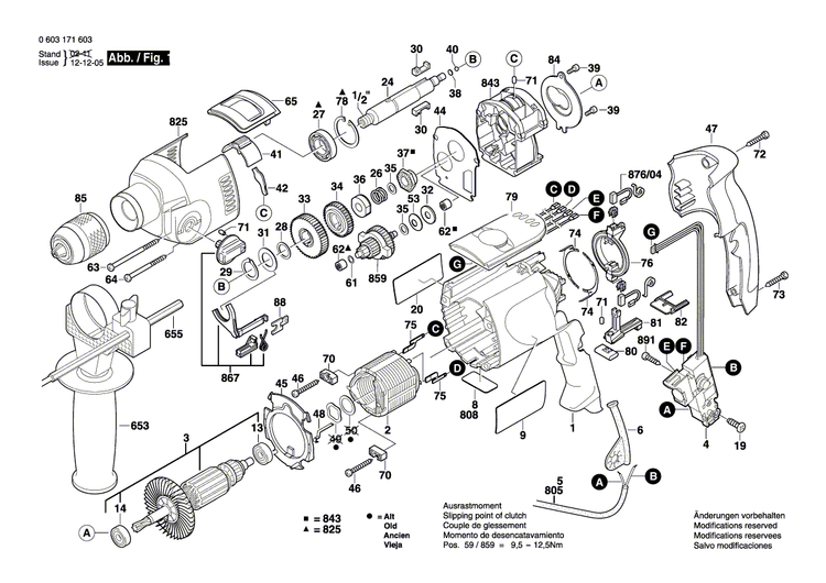 New Genuine Bosch 2601324045 Contact Bar