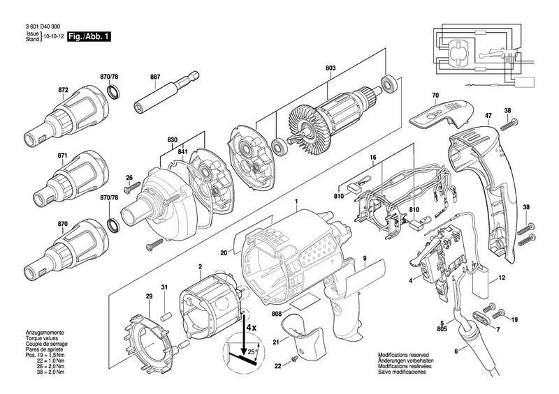 New Genuine Bosch 2601328078 Cover Disc