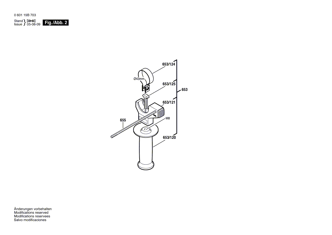 New Genuine Bosch 2601328900 Holding Plate